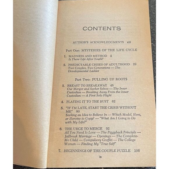 Passages: Predictable Crises of Adult Life GAIL SHEEHY 1977 Paperback - Picture 6 of 11